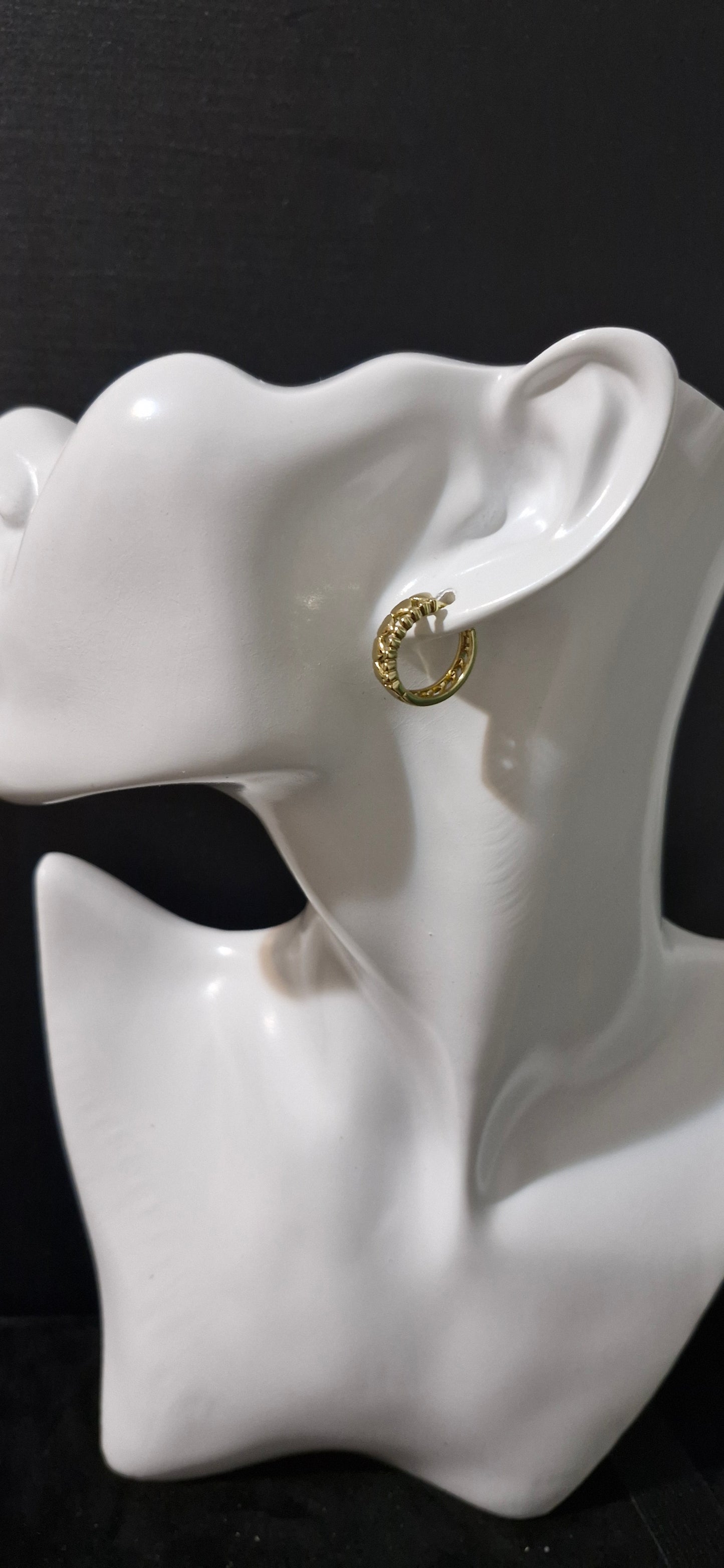 Aretes Aro de corazones