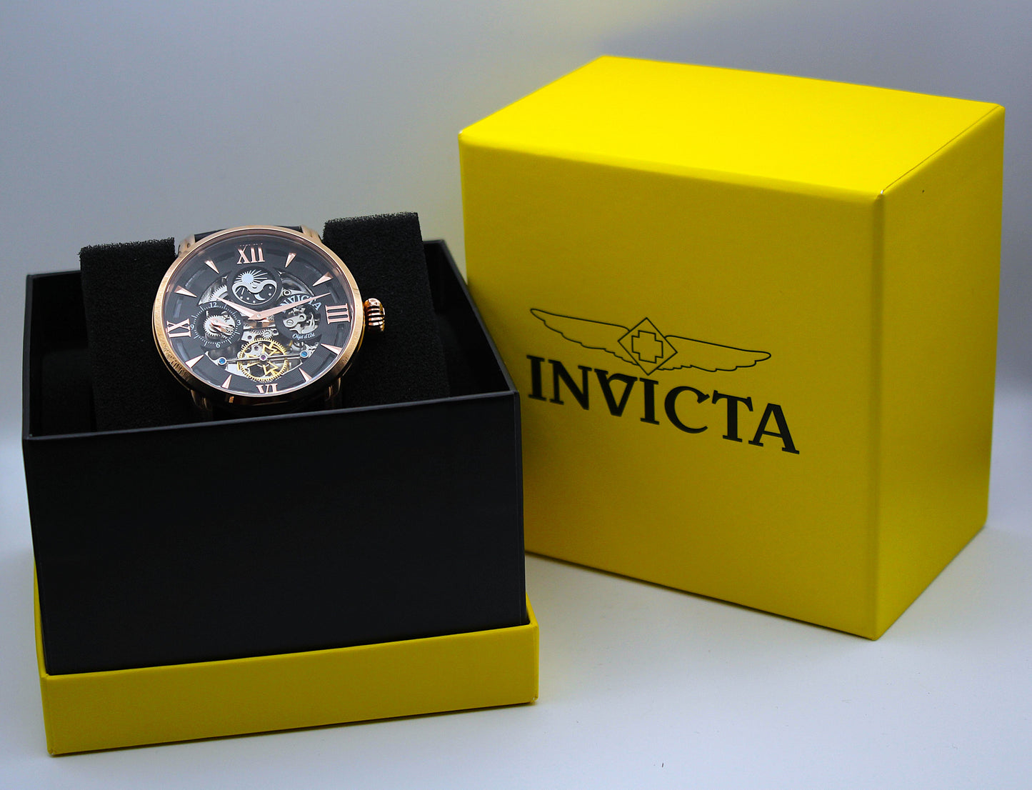 Invicta Objet D'Art 22653 – Automático skeletizado - dual time
