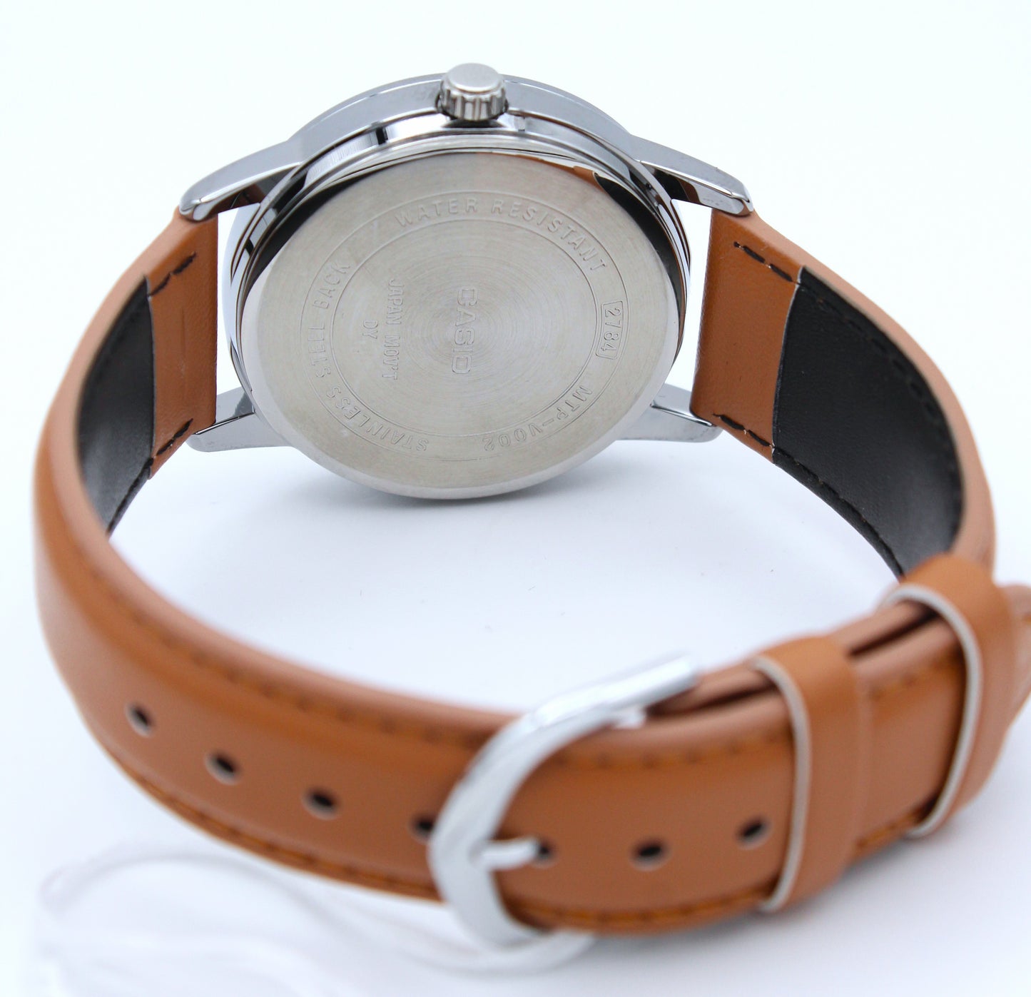Casio MTP-V002L-5B3 – Clásico elegante “Brown Date”