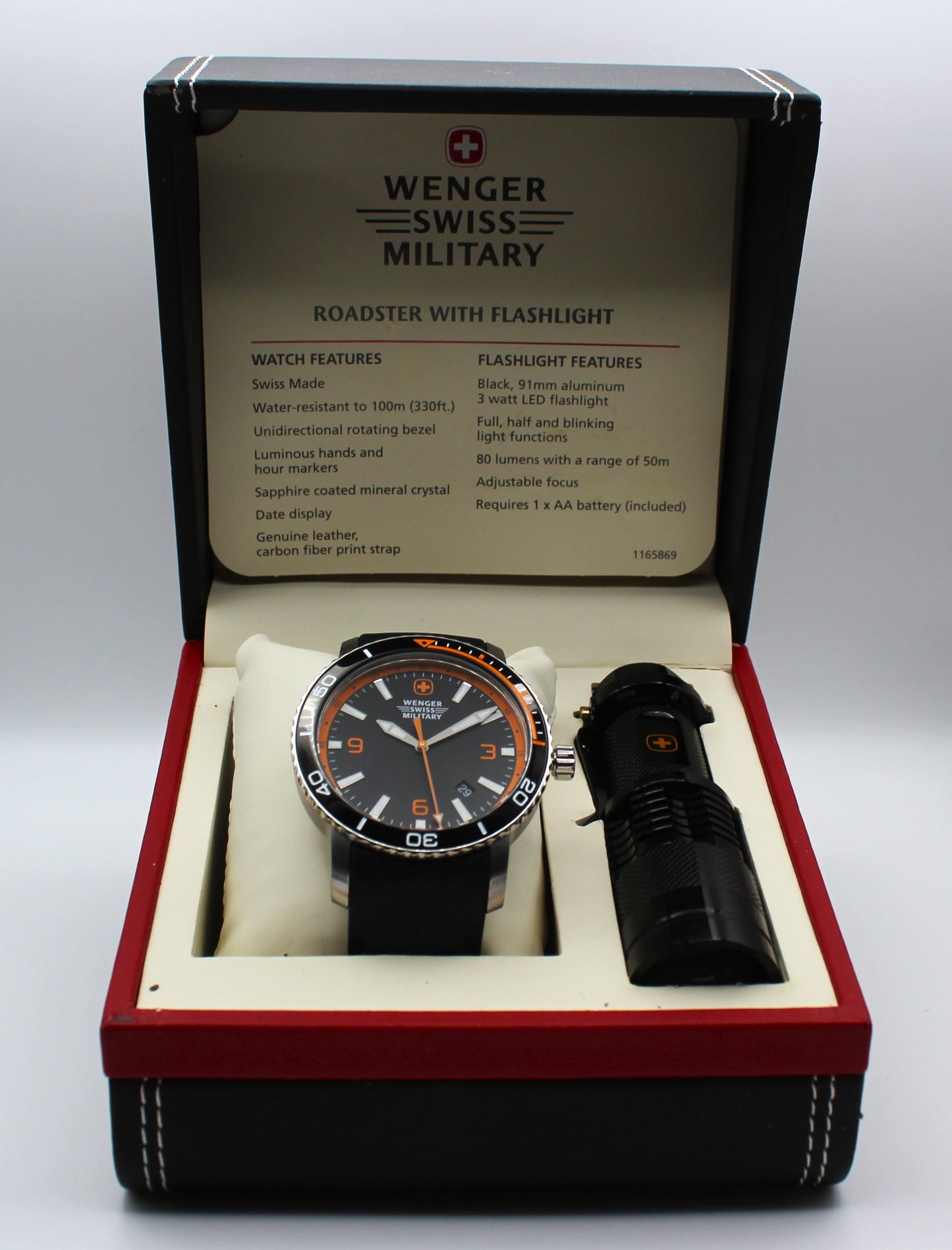 Wenger Roadster – Set Militar Suizo con linterna