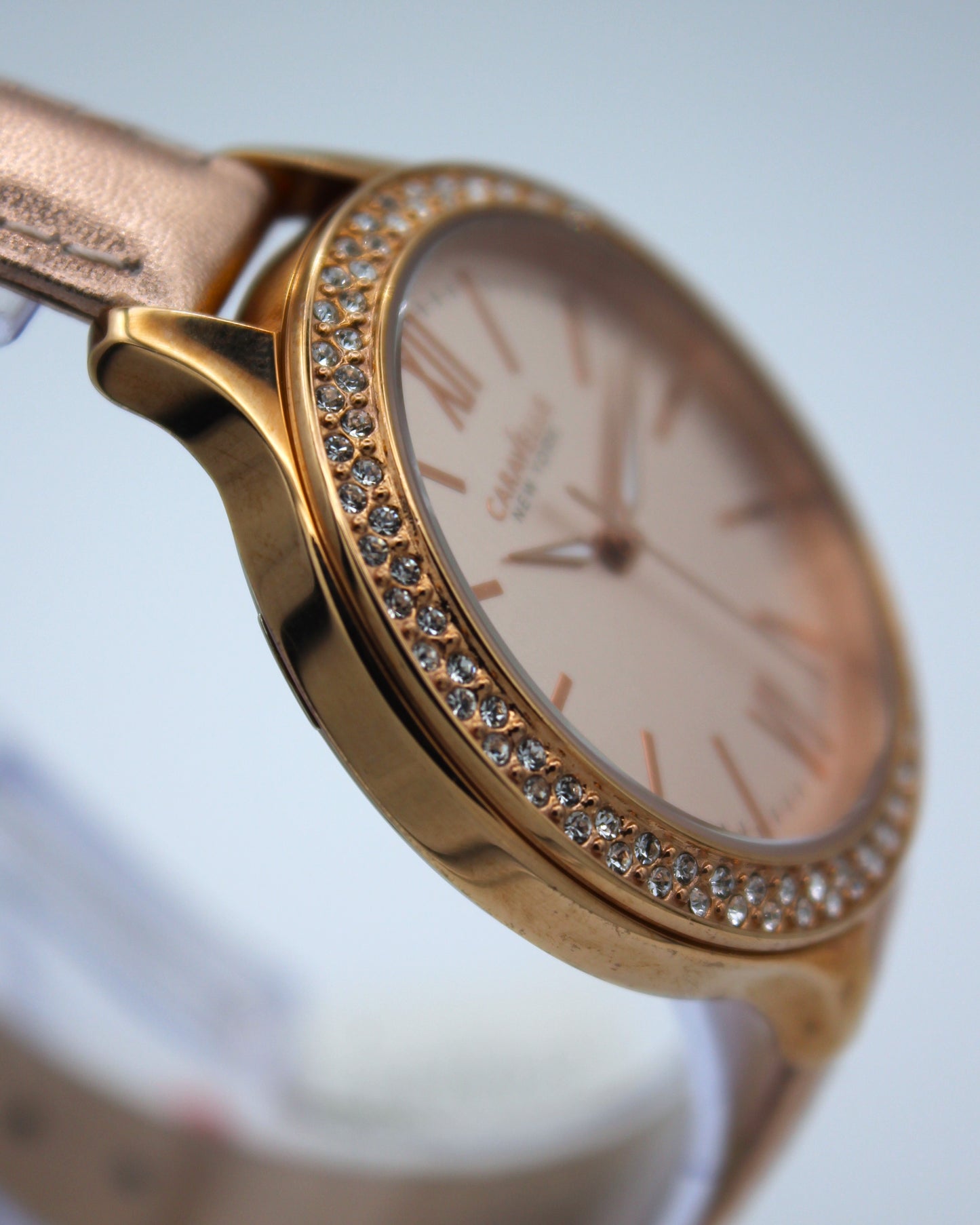Caravelle by Bulova 44L132 – Lindo reloj femenino con baño en oro rosa
