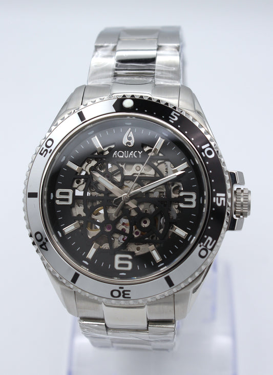 Aquacy Skeleton – Diver Automático gris con negro