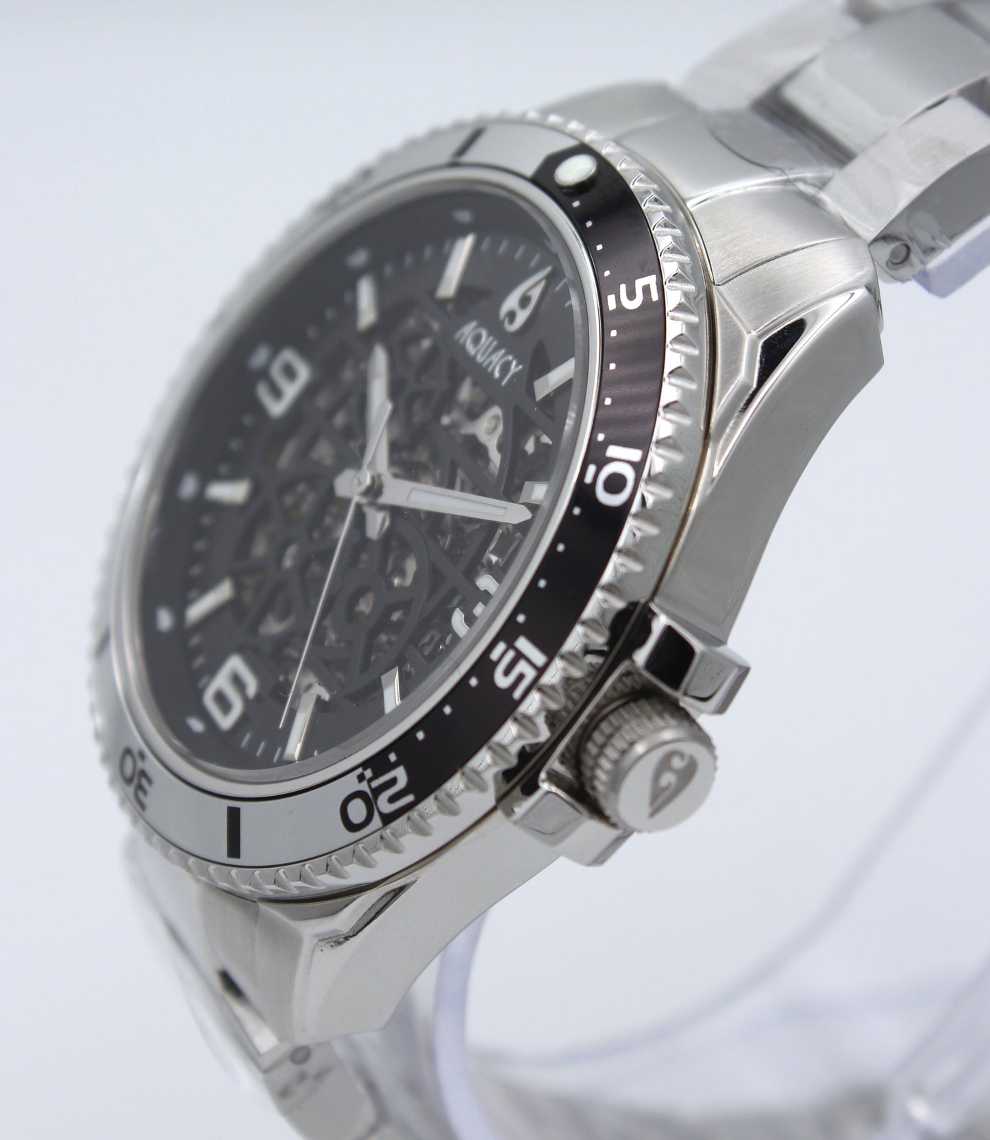 Aquacy Skeleton – Diver Automático gris con negro
