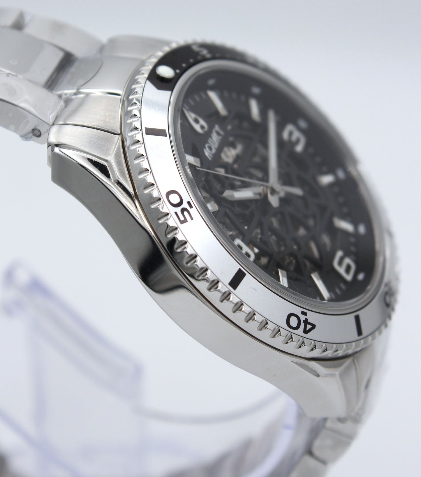 Aquacy Skeleton – Diver Automático gris con negro