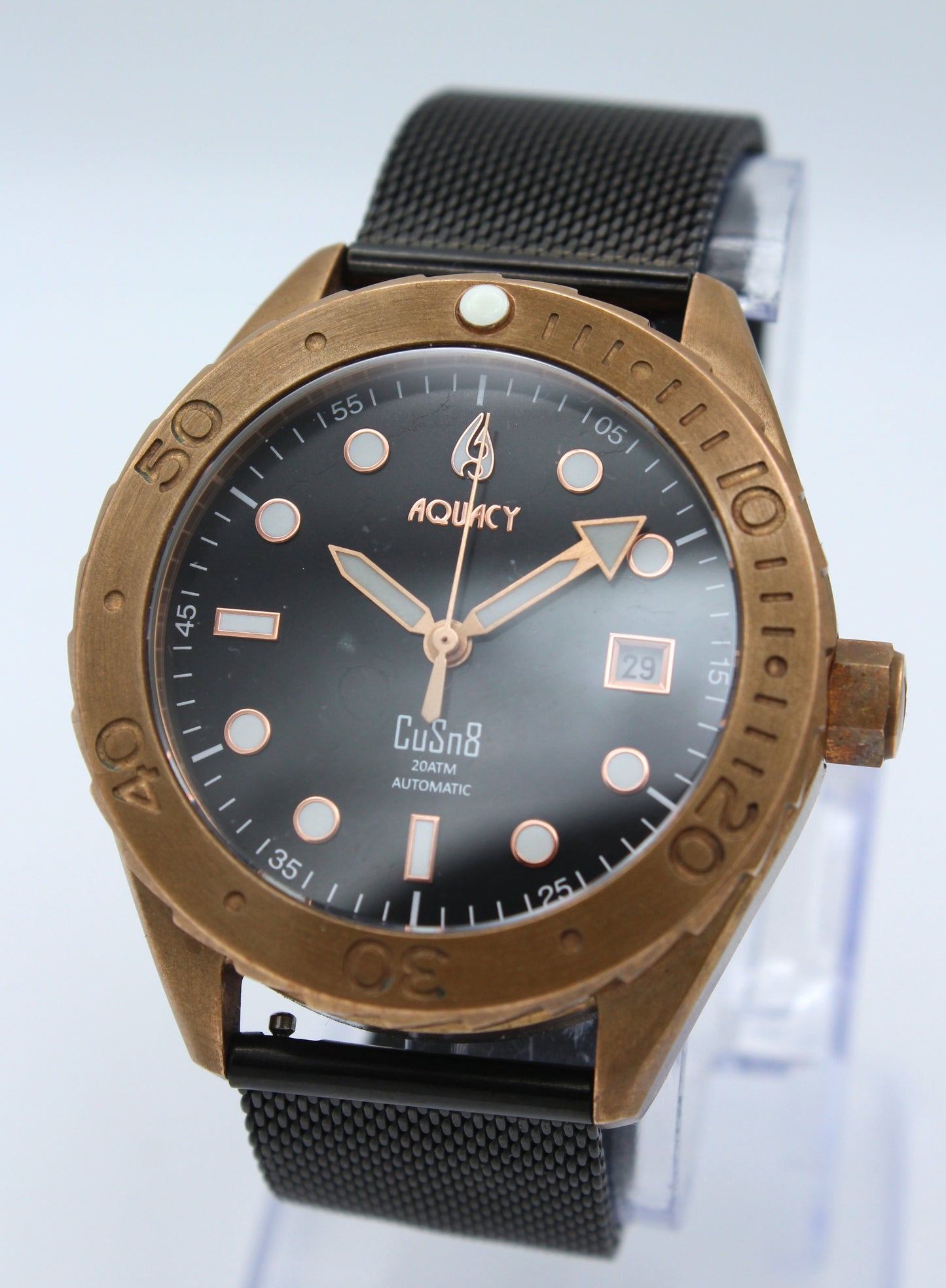 Aquacy CuSn8 – Diver Automatico de Bronce y Dial exotico