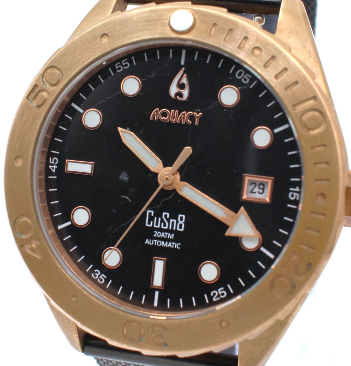 Aquacy CuSn8 – Diver Automatico de Bronce y Dial exotico
