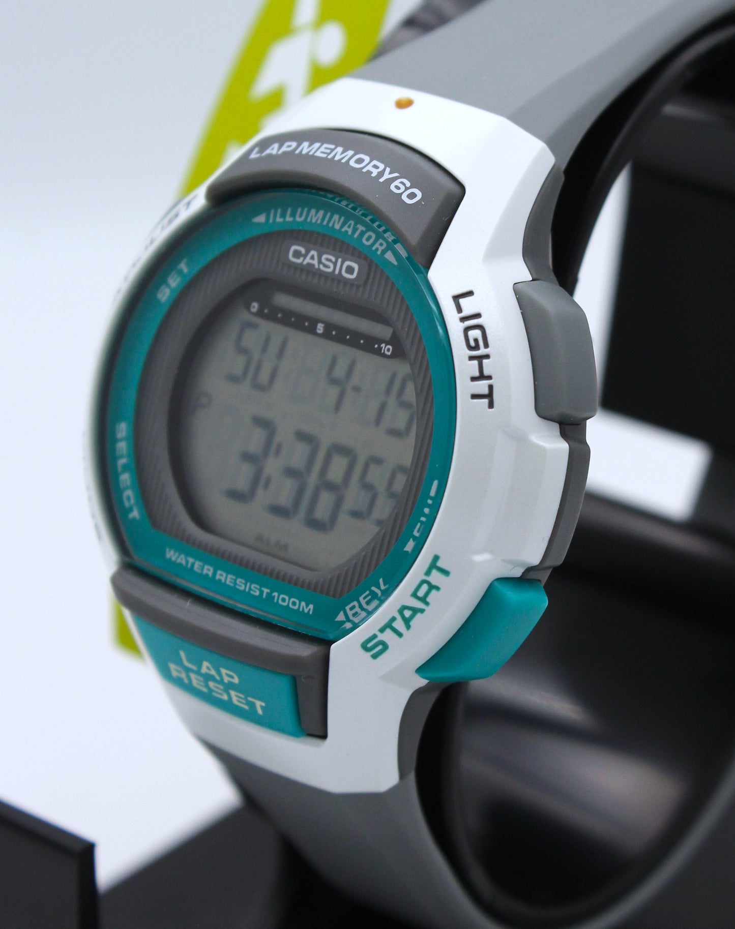 Casio LWS-1000H-8AV – Deportivo "Grey Runner" con memoria de 60 vueltas.