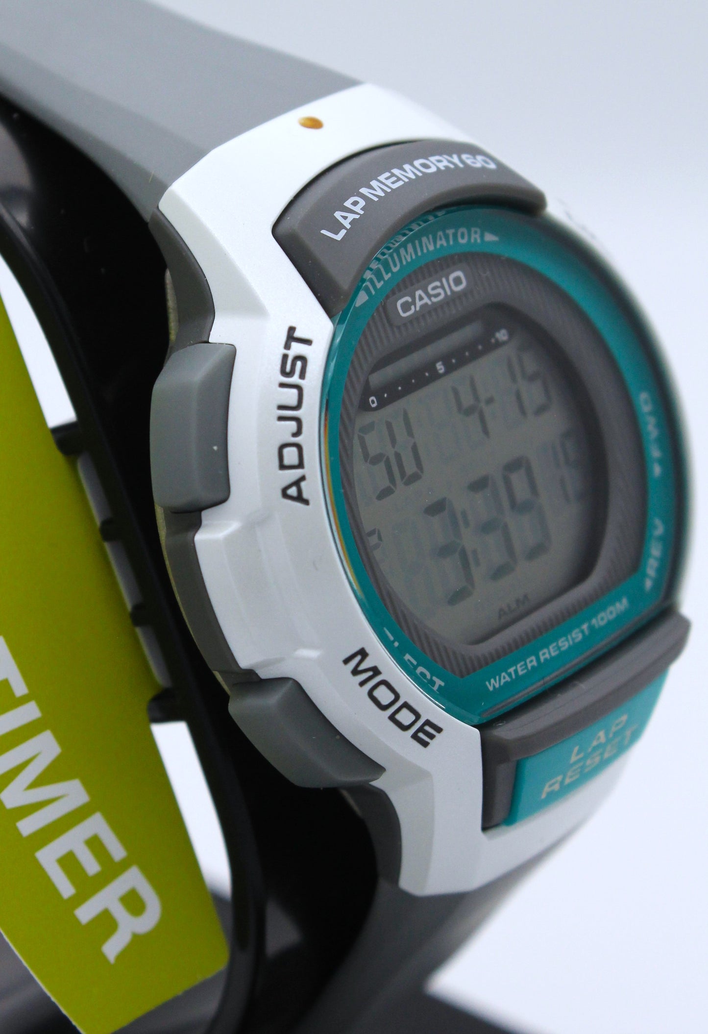 Casio LWS-1000H-8AV – Deportivo "Grey Runner" con memoria de 60 vueltas.