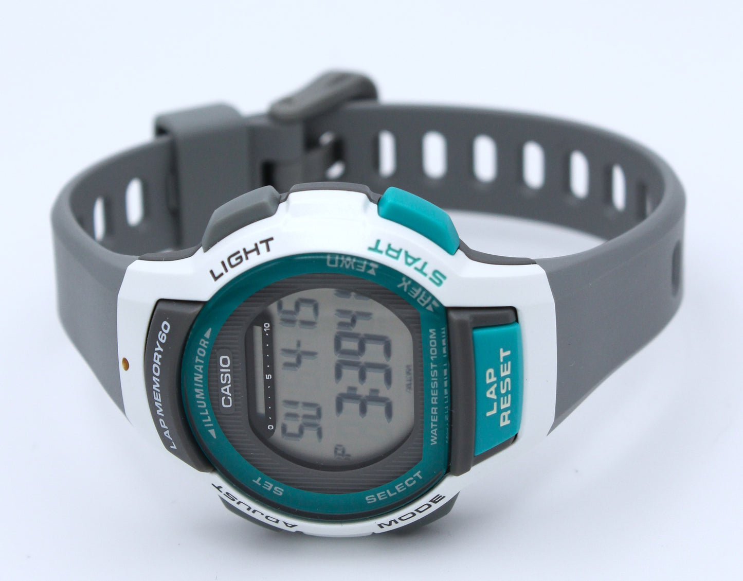 Casio LWS-1000H-8AV – Deportivo "Grey Runner" con memoria de 60 vueltas.