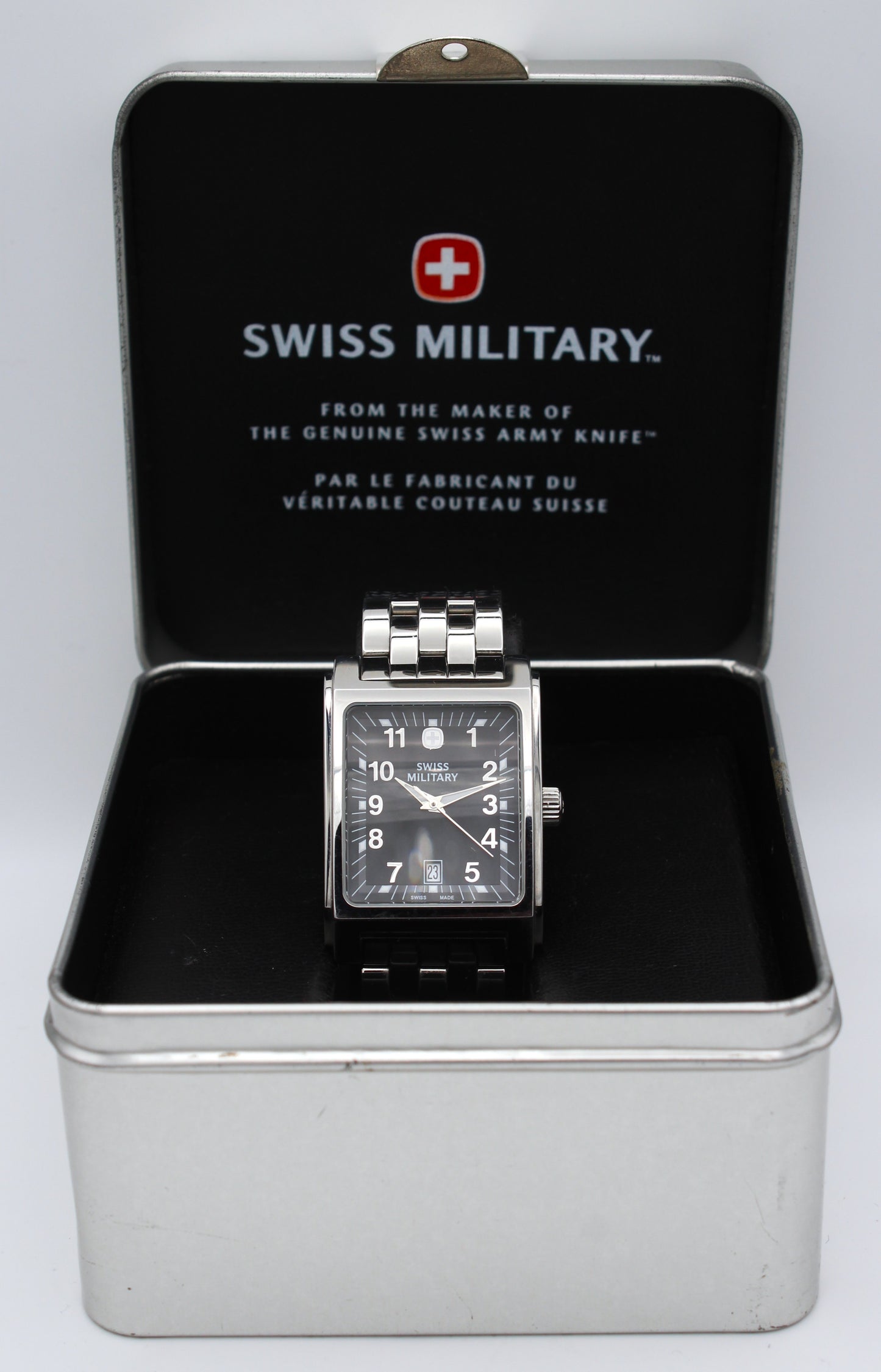 Swiss Military 5512XZ - Clasico suizo estilo Tank