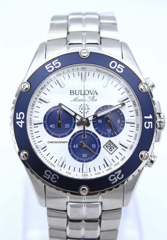Bulova Marine Star 98B423 - Cronografo "Blue Panda"