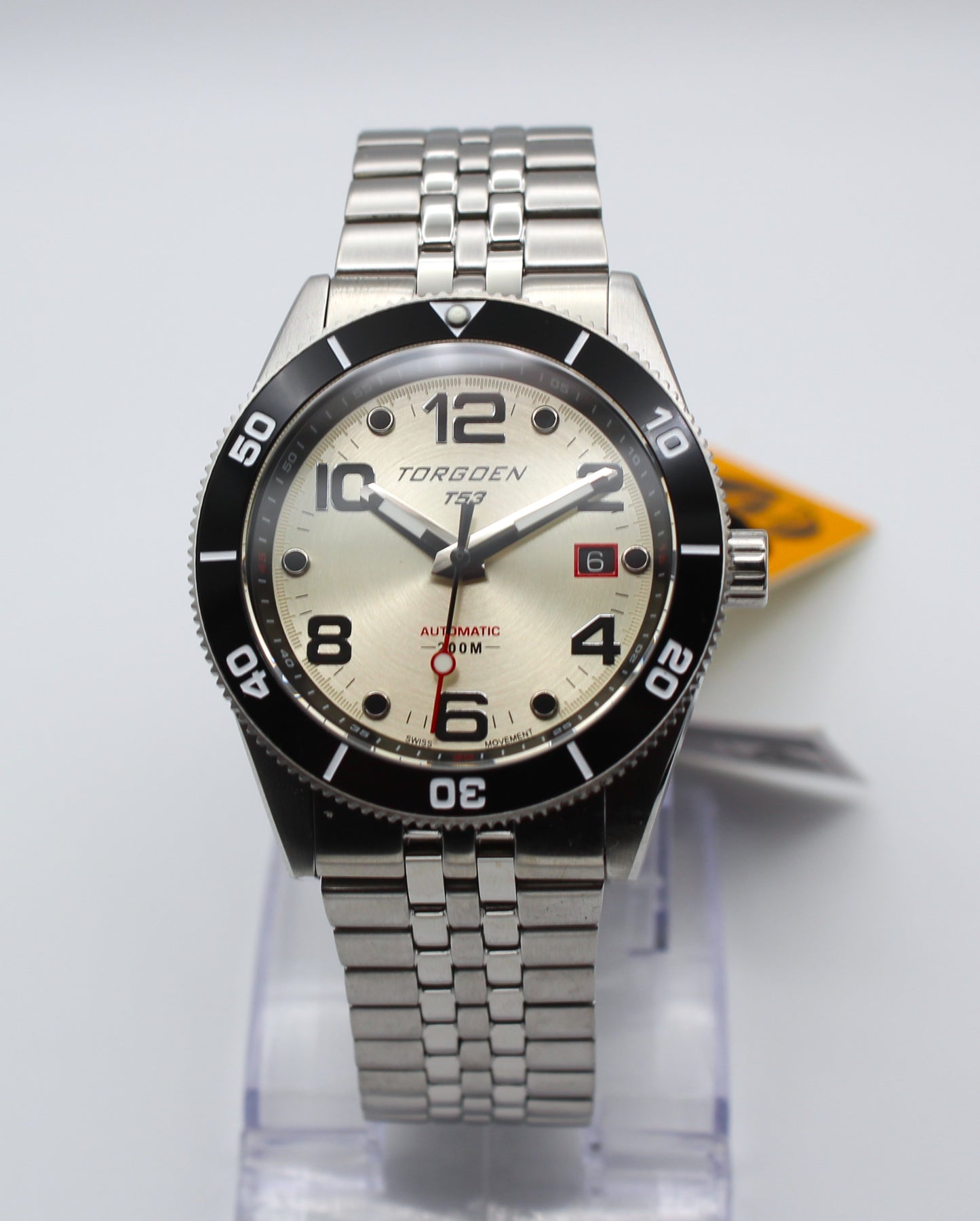 Torgoen T53 - Diver Automatico Suizo  – Swiss Automatic Cream Diver