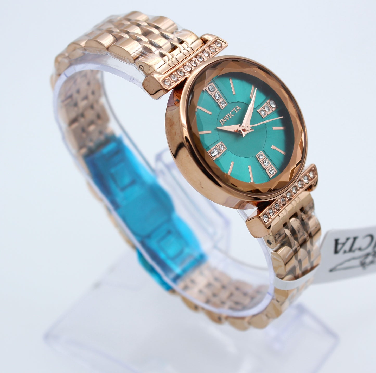 Invicta Wildflower 69418 – Elegante reloj femenino color turquesa