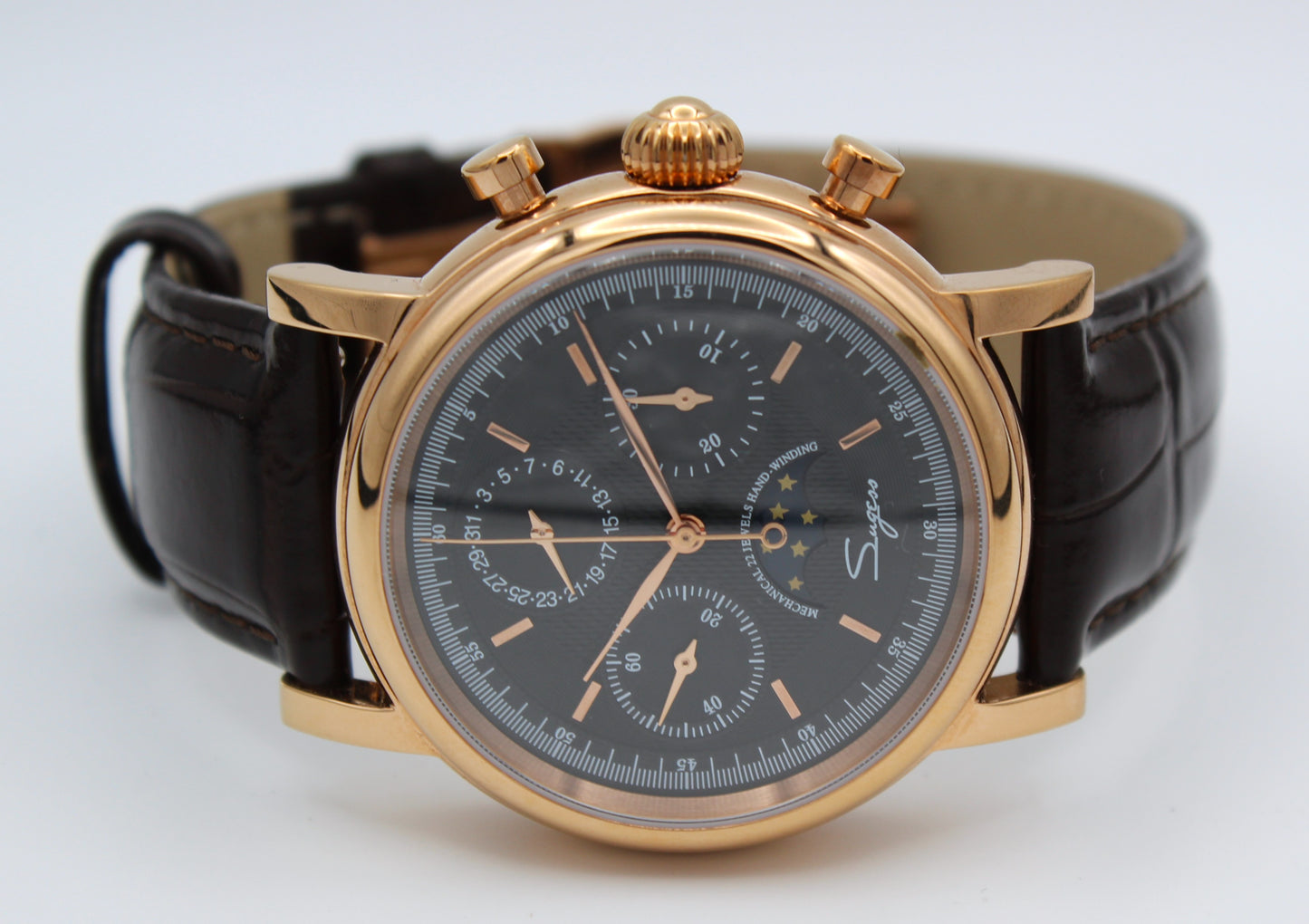 Sugess MoonPhase Master S394 – Elegante Cronografo mecánico.