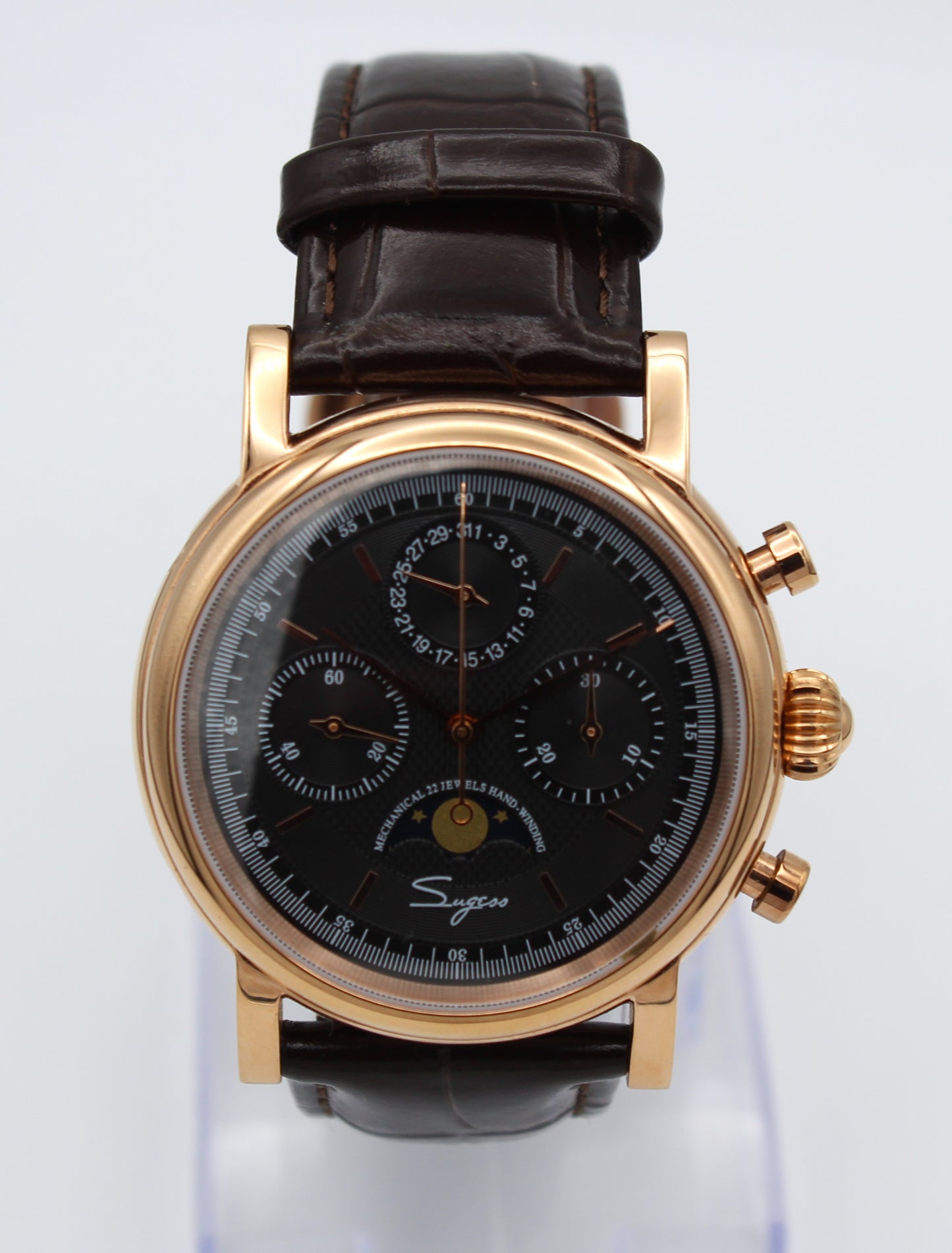 Sugess MoonPhase Master S394 – Elegante Cronografo mecánico.