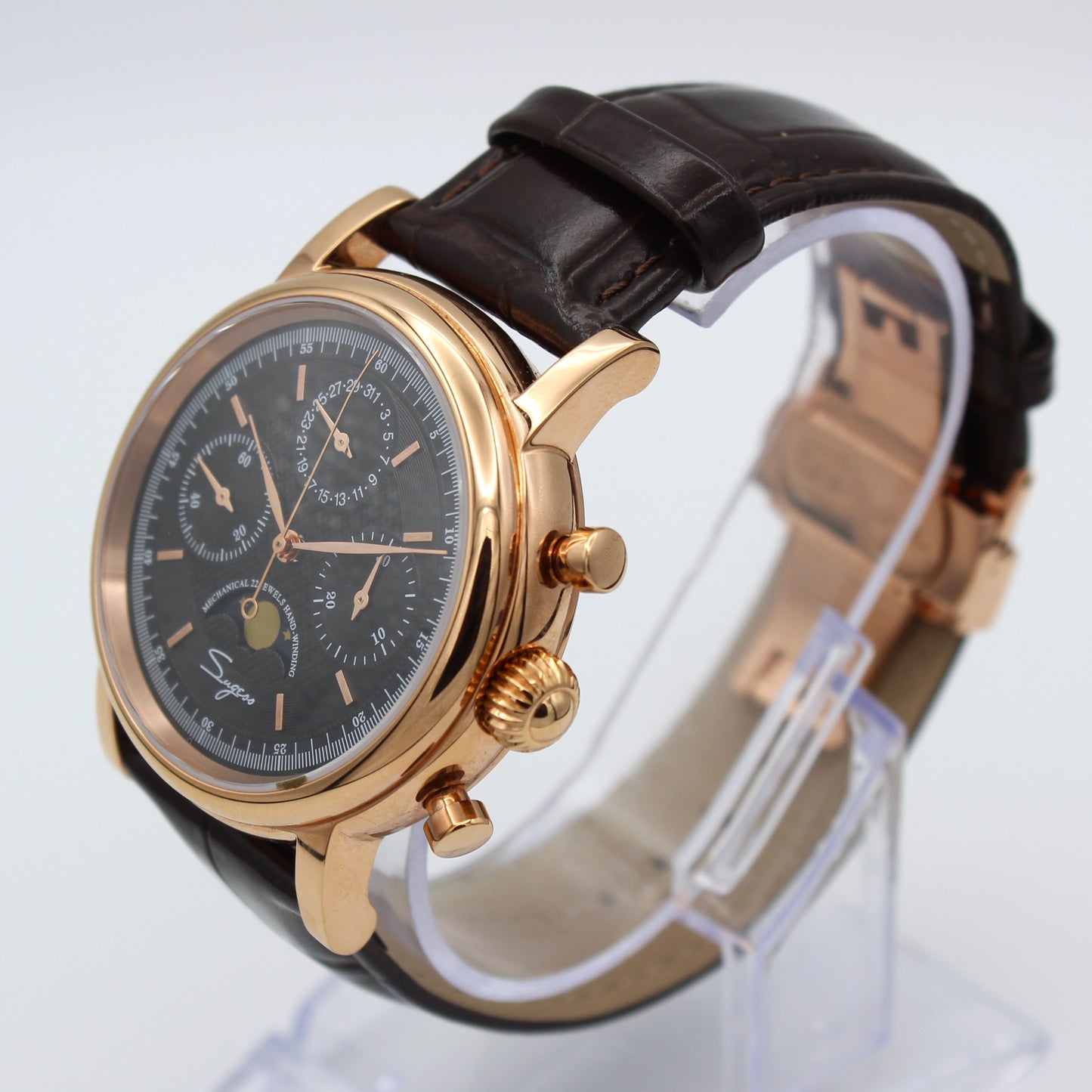 Sugess MoonPhase Master S394 – Elegante Cronografo mecánico.