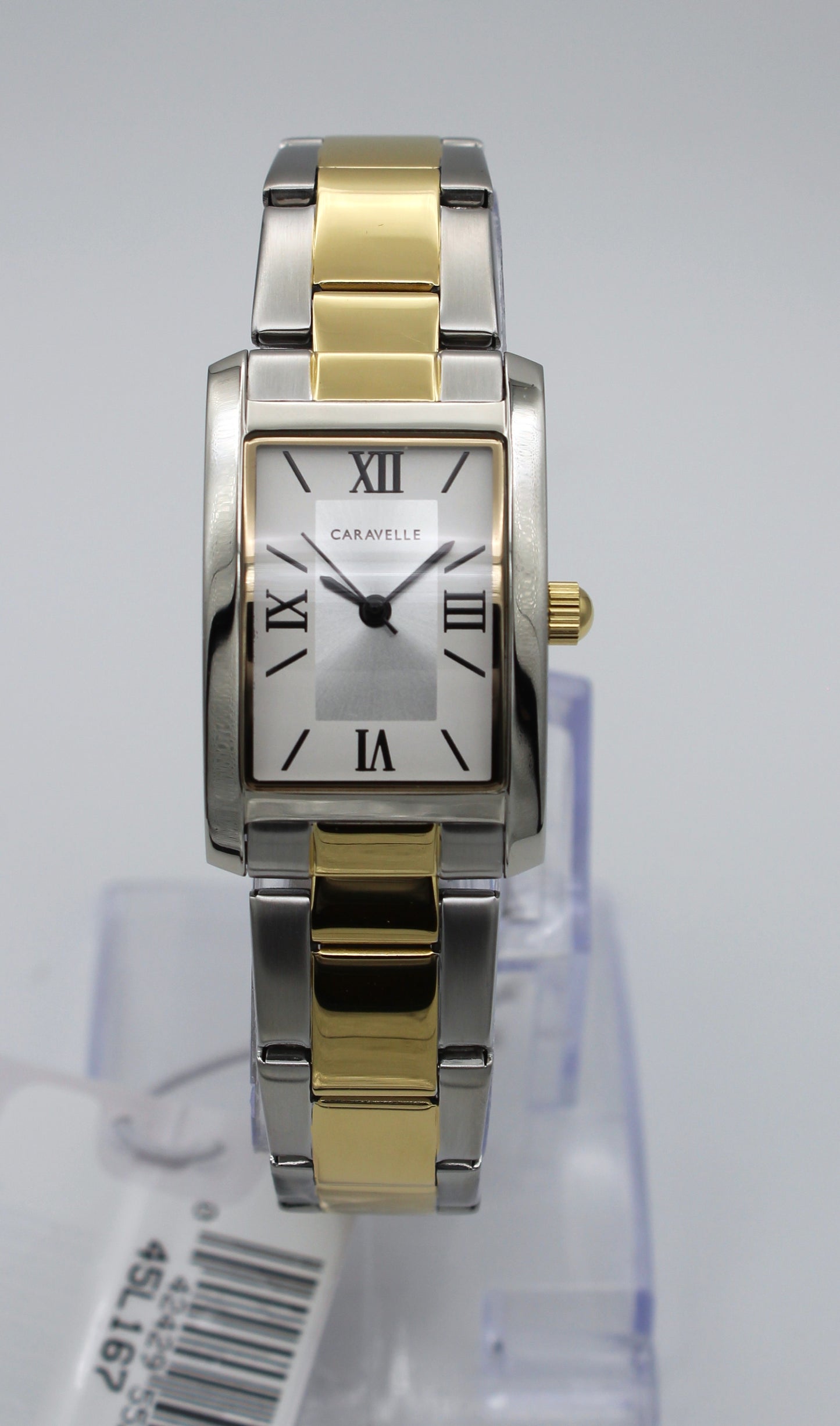 Caravelle by Bulova 45L167 – Elegante reloj tipo tank clásico femenino