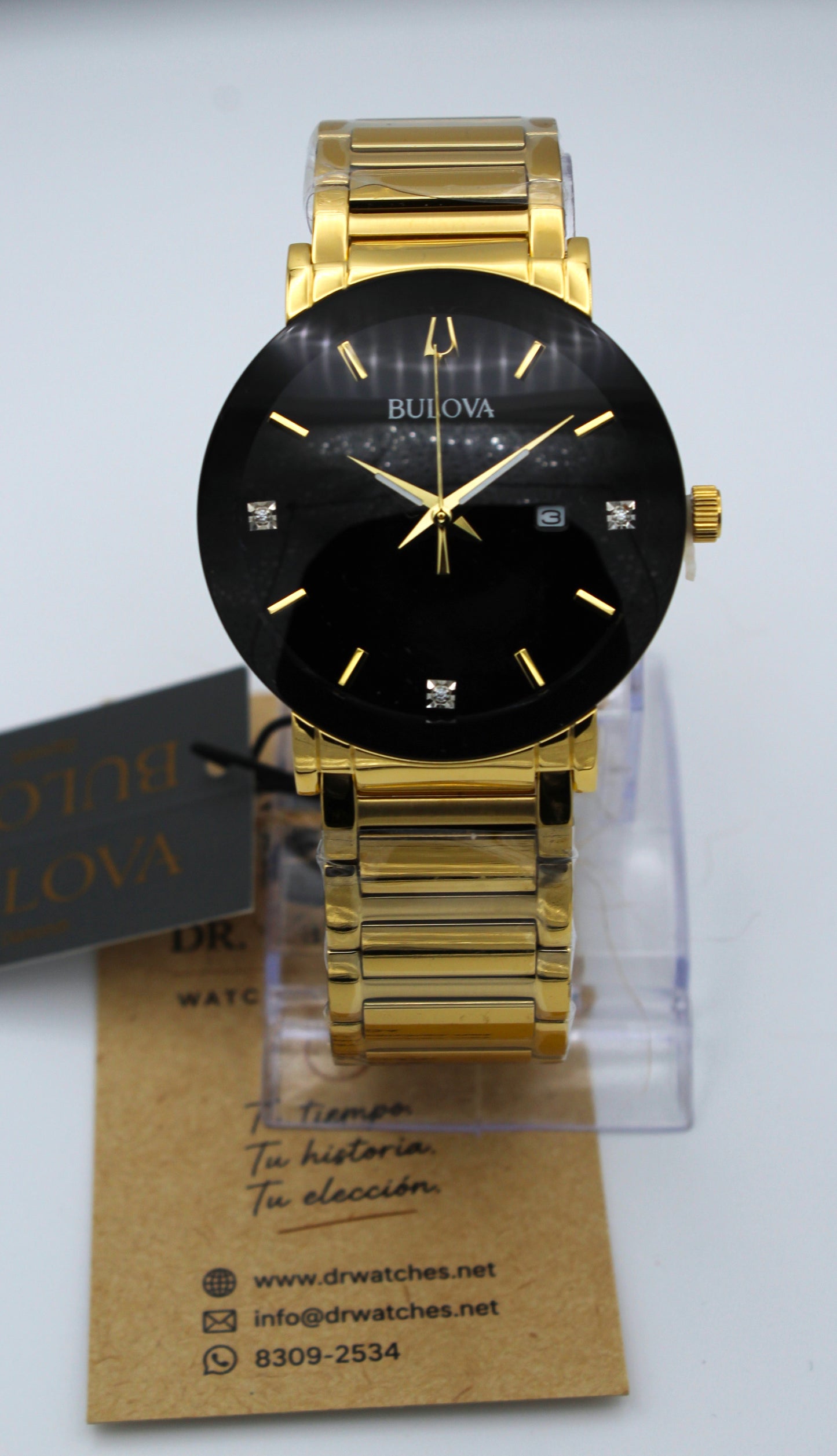 Bulova Futuro 97D116 – Moderno y elegante con cristal edge-to-edge