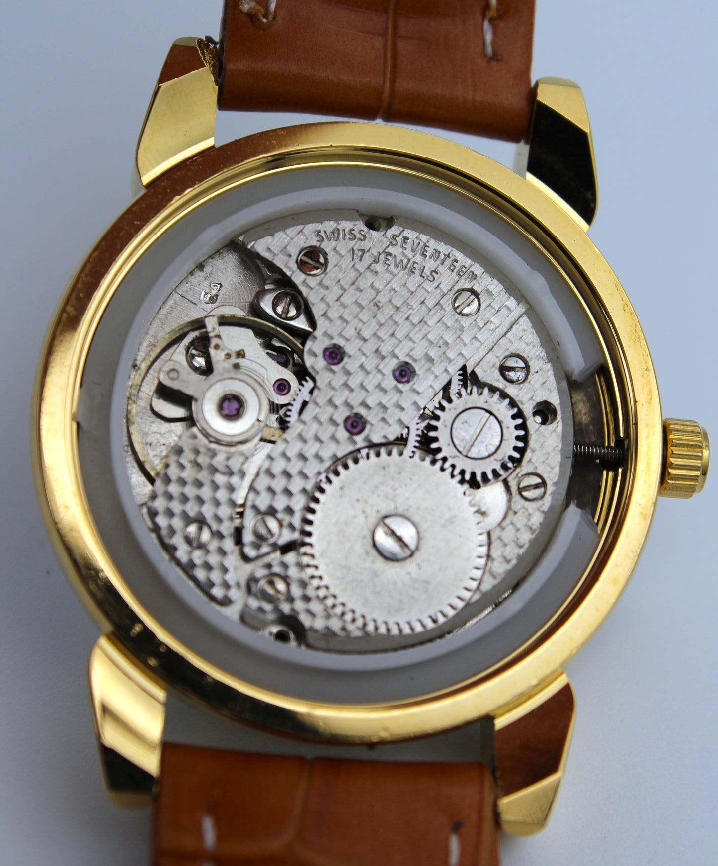 CAMY Geneve Reloj Vintage Suizo - Esfera Verde Sunburst